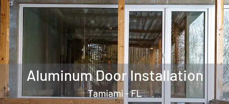  Aluminum Door Installation Tamiami - FL