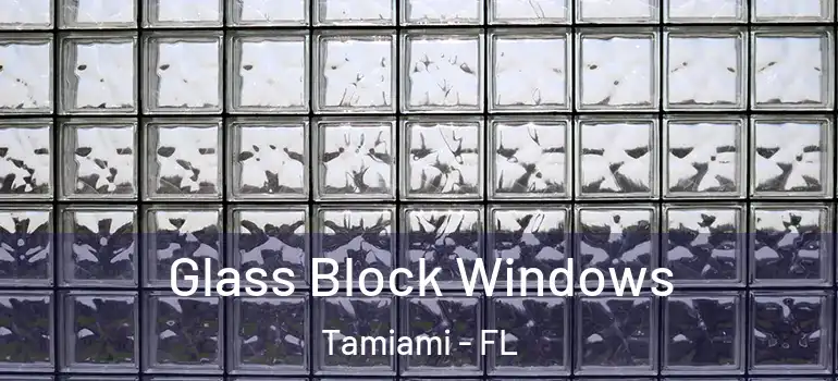  Glass Block Windows Tamiami - FL