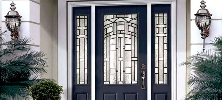 Stained Glass Door Panels in Tamiami, FL