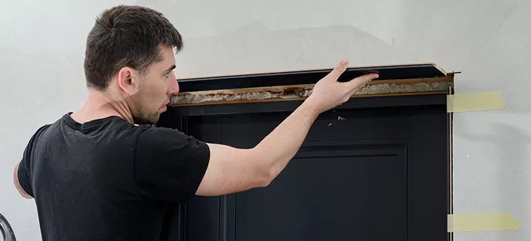 Wood Door Hole Repair in Tamiami, FL