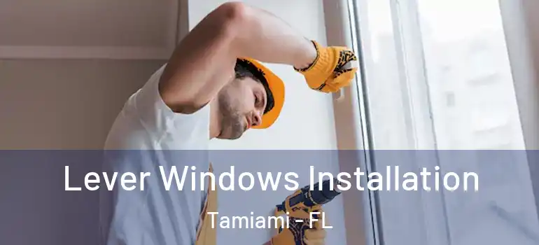  Lever Windows Installation Tamiami - FL