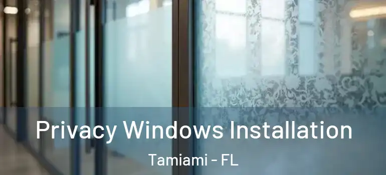  Privacy Windows Installation Tamiami - FL