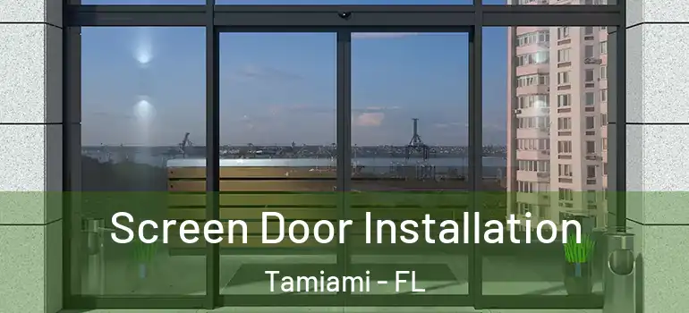  Screen Door Installation Tamiami - FL