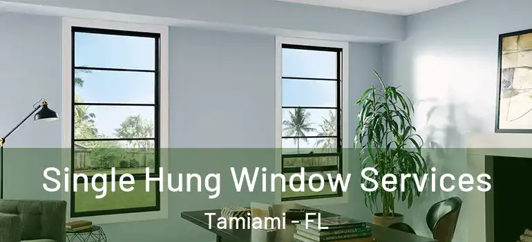 Single Hung Window Services Tamiami - FL