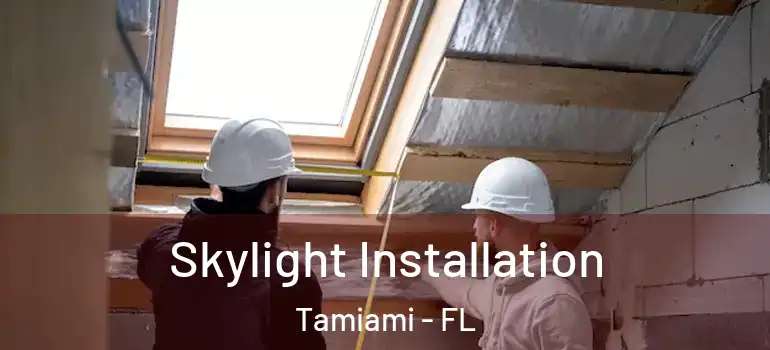  Skylight Installation Tamiami - FL