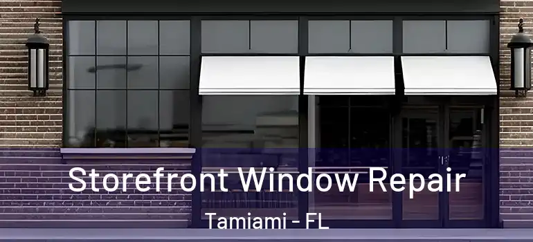  Storefront Window Repair Tamiami - FL