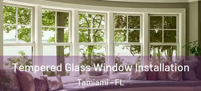 Tempered Glass Window Installation Tamiami - FL