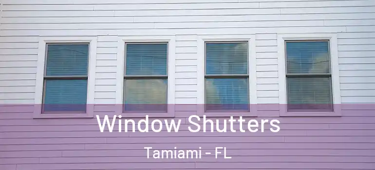  Window Shutters Tamiami - FL